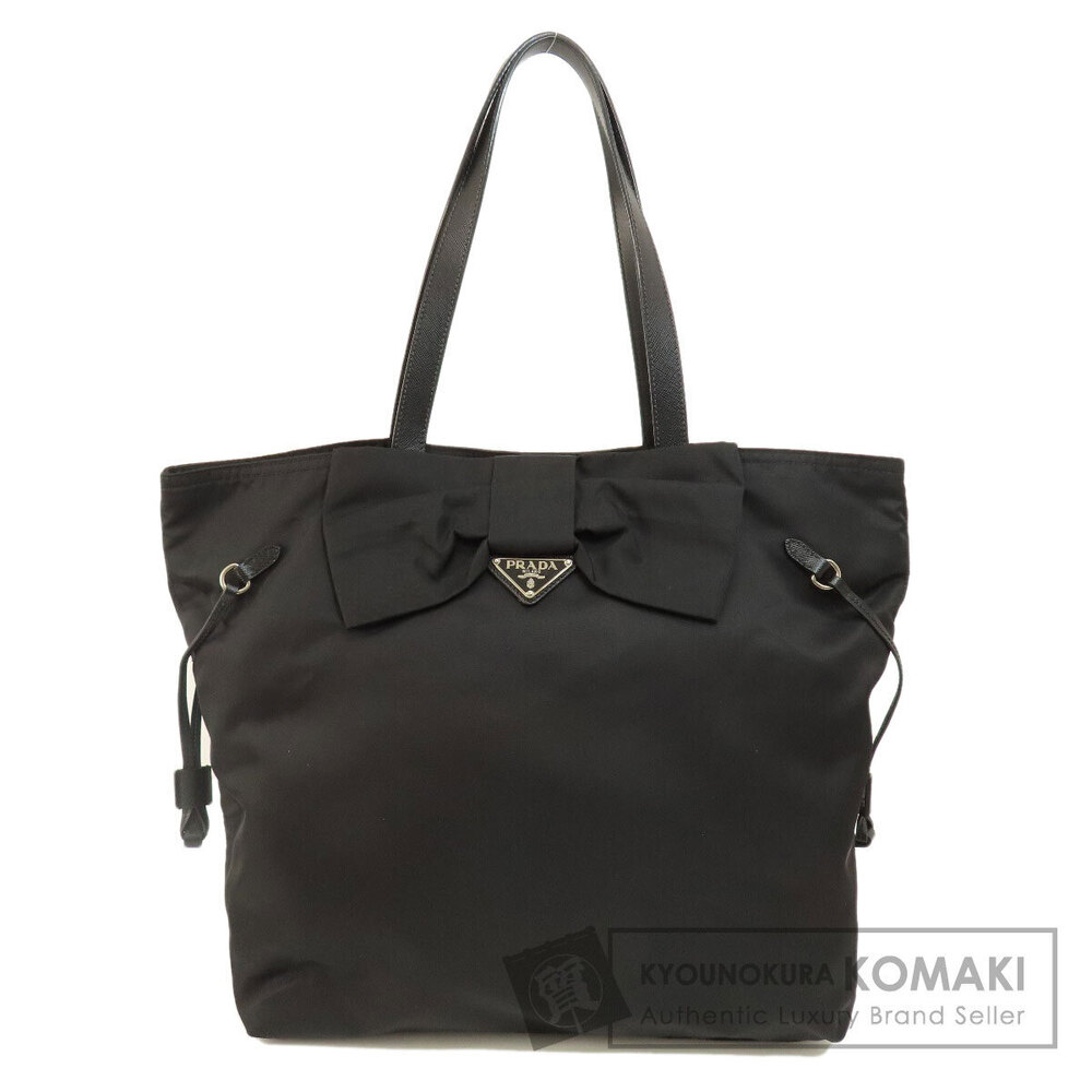 Prada logo rion tote bag